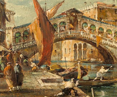 "Venezia, il Ponte di Rialto sul Canal Grande"